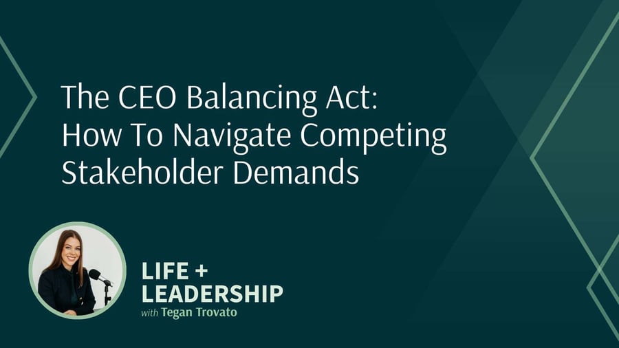Why Being a CEO Is the Hardest Job in Leadership Today