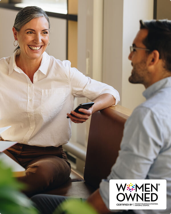WBENC Women's Business Enterprise National Council certification badge displayed alongside Bright Arrow Coaching branding