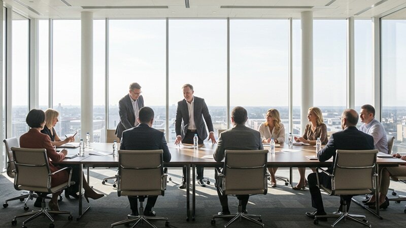 Senior team investing in next-generation leadership development and succession readiness