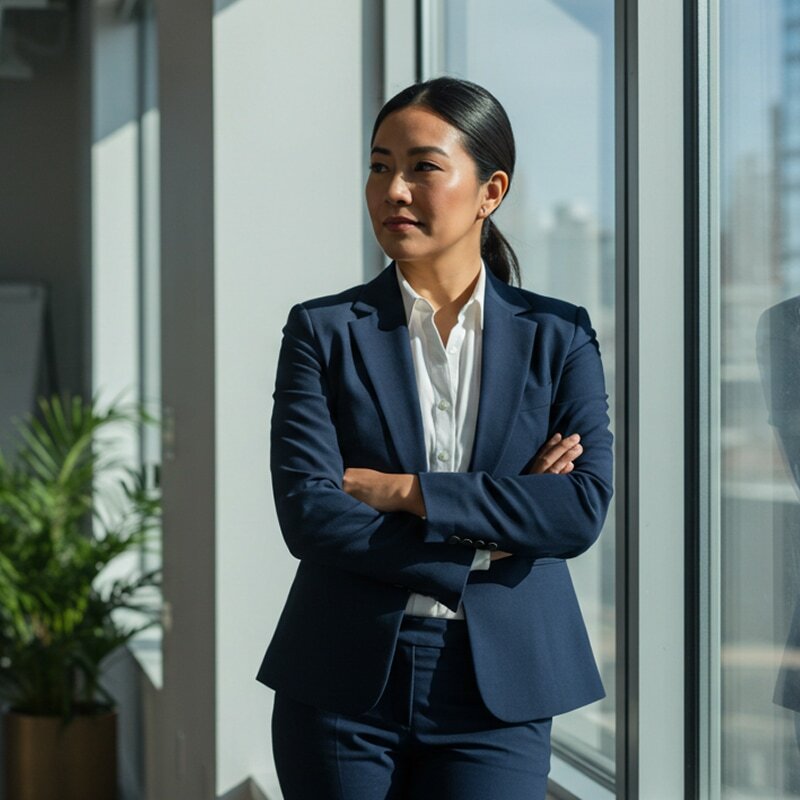 Executive receiving neurodivergence-informed coaching in a confidential, trust-based advisory setting